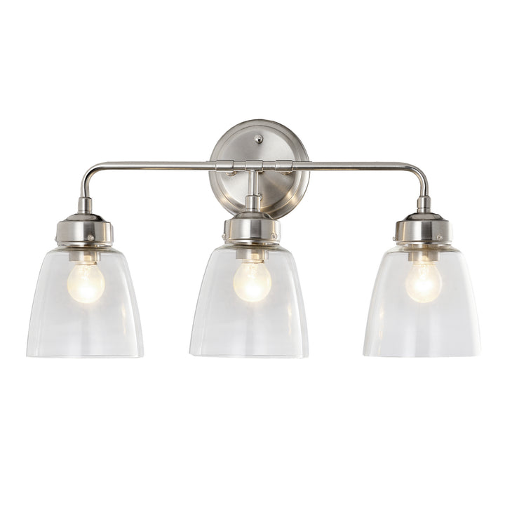 Varaluz Helena 341B03SN Bath Vanity Light 23 in. wide - Satin Nickel