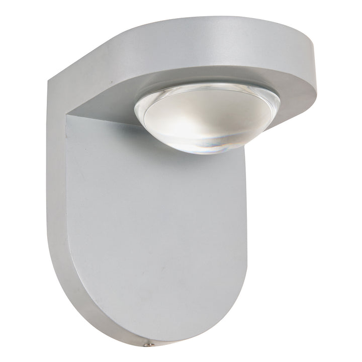 Abra Lighting 50063ODW-SL Pharos Led Wall Fixture Outdoor Pewter, Nickel, Silver