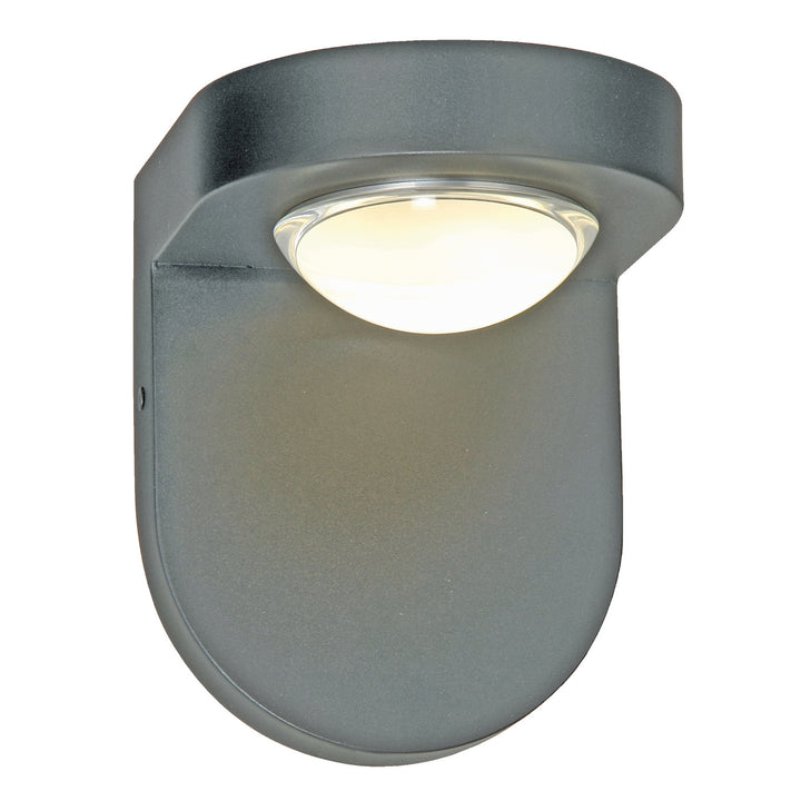 Abra Lighting 50063ODW-SL Pharos Led Wall Fixture Outdoor Pewter, Nickel, Silver