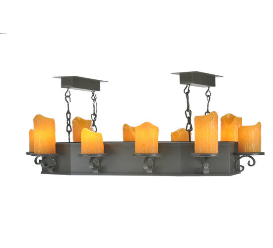 2nd Avenue Carpathian 58533-1 Chandelier Light - Wrought Iron