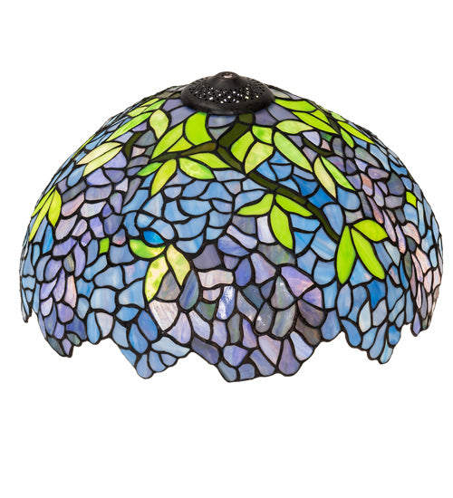 Meyda Tiffany Lighting 157253 Wisteria Shade Lamp Shade Bronze / Dark