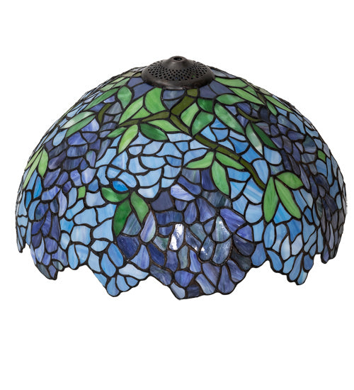 Meyda Tiffany Lighting 157253 Wisteria Shade Lamp Shade Bronze / Dark