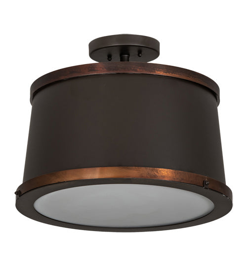Meyda Tiffany Cilindro 190873 Ceiling Light - Vintage Copper,Oil Rubbed Bronze
