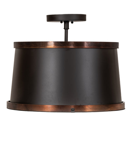 Meyda Tiffany Cilindro 190873 Ceiling Light - Vintage Copper,Oil Rubbed Bronze