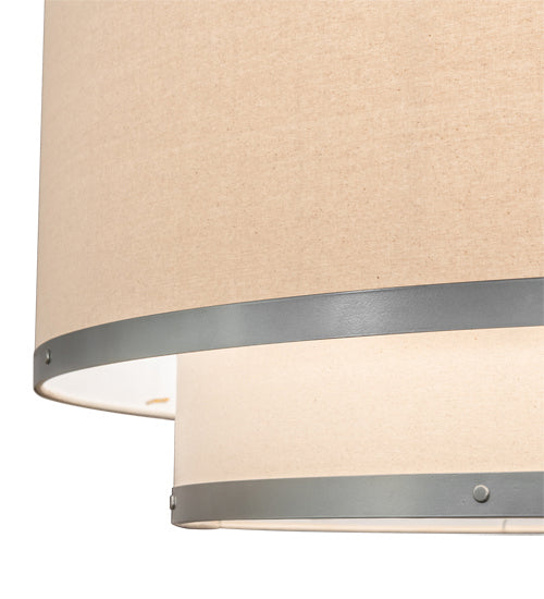 Meyda Tiffany Cilindro 202506 Pendant Light - Nickel