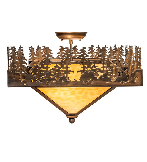 Meyda Tiffany Pine Lake 219381 Ceiling Light - Antique Copper