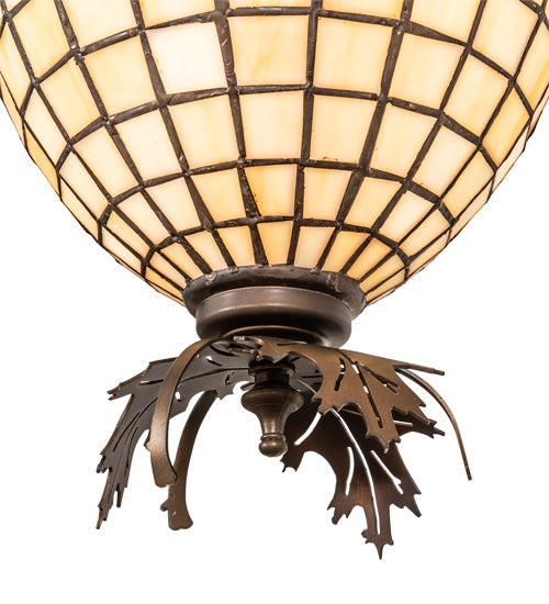 Meyda Tiffany Oak Leaf & Acorn 221201 Chandelier Light - Antique Copper