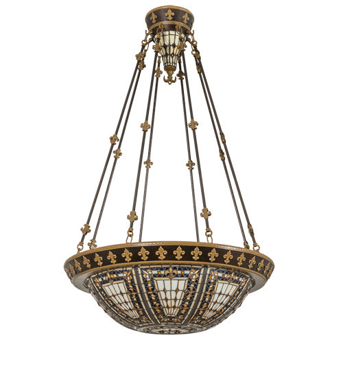 Meyda Tiffany Fleur-De-Lis 221467 Ceiling Light