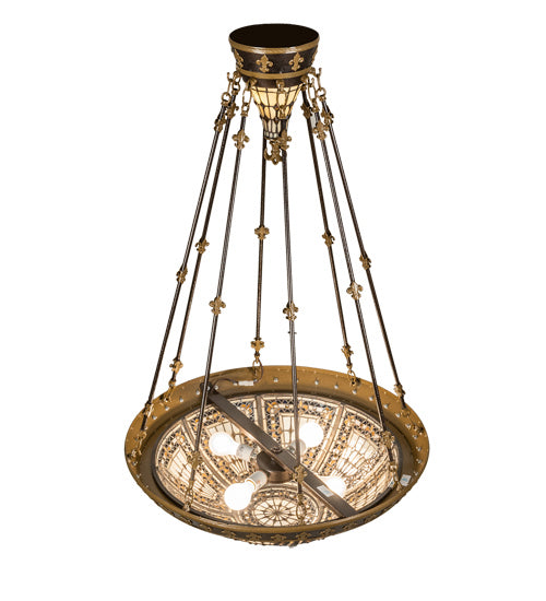 Meyda Tiffany Fleur-De-Lis 221467 Ceiling Light