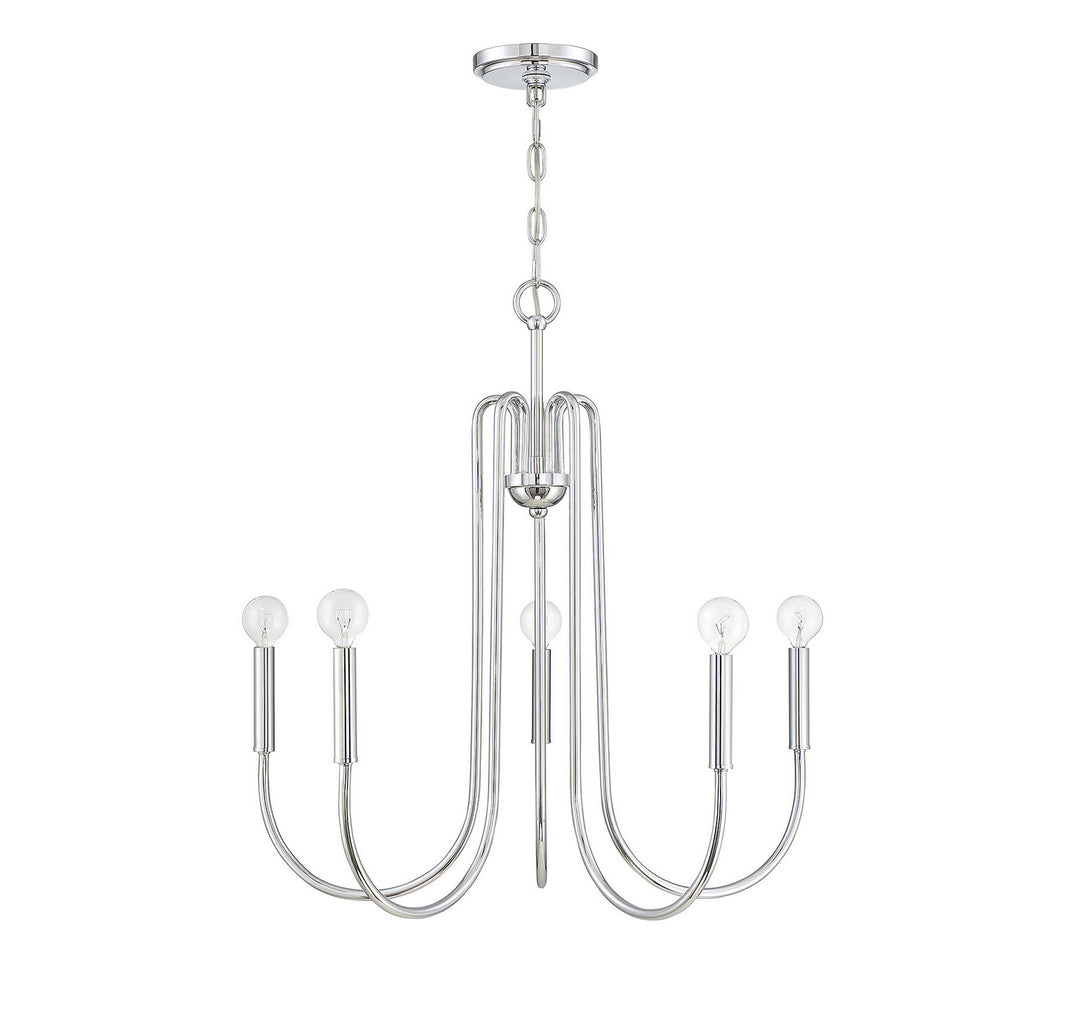 Meridian Mchan M10066CH Chandelier Light - Chrome