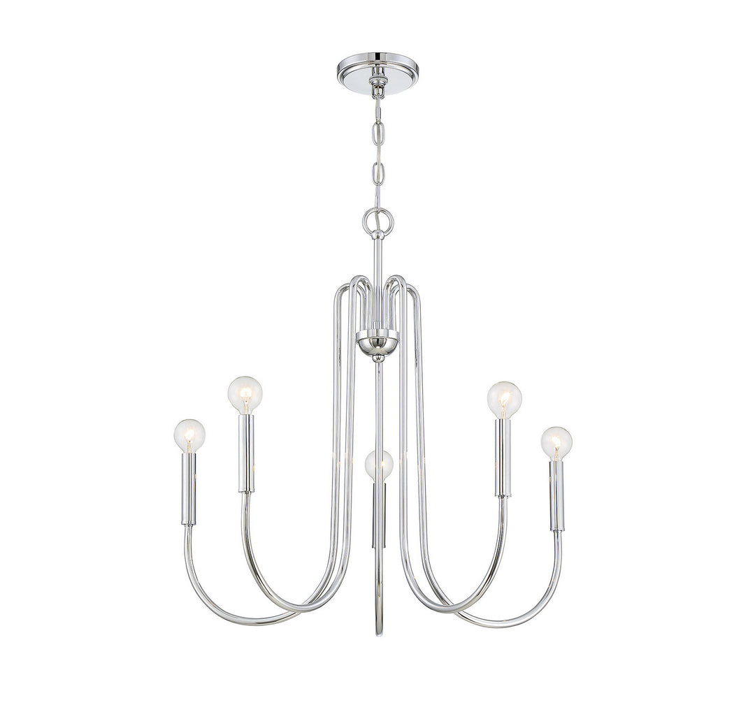 Meridian Mchan M10066CH Chandelier Light - Chrome