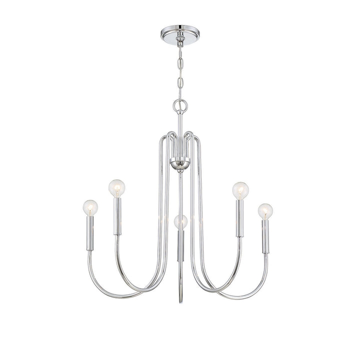 Meridian Mchan M10066CH Chandelier Light - Chrome