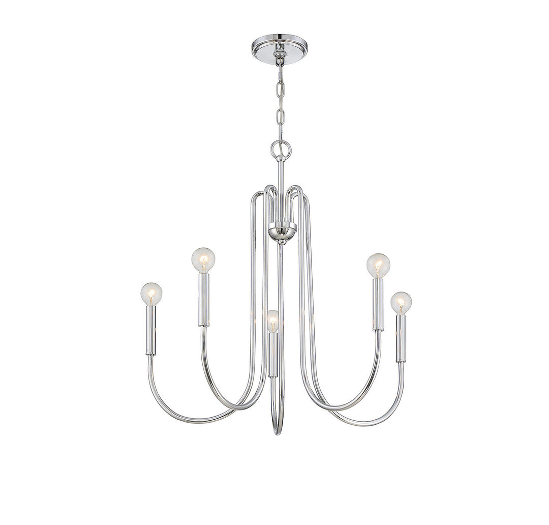 Meridian Mchan M10066CH Chandelier Light - Chrome