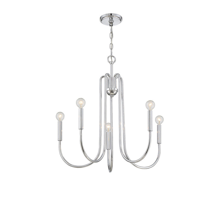 Meridian Mchan M10066CH Chandelier Light - Chrome