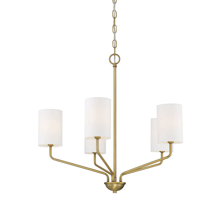 Meridian Mchan M10072NB Chandelier Light - Natural Brass