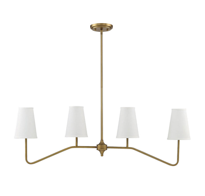 Meridian Mchan M10078NB Pendant Light - Natural Brass