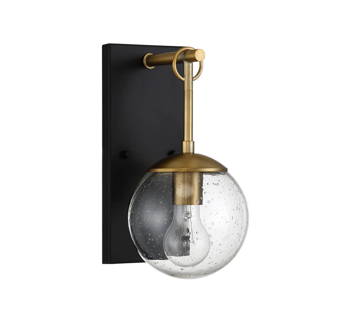 Meridian Moutd M50029ORBNB Wall Light - Oil Rubbed Bronze with Natural Brass