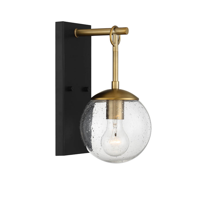 Meridian Moutd M50029ORBNB Wall Light - Oil Rubbed Bronze with Natural Brass