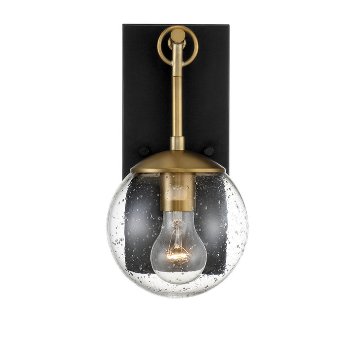 Meridian Moutd M50029ORBNB Wall Light - Oil Rubbed Bronze with Natural Brass