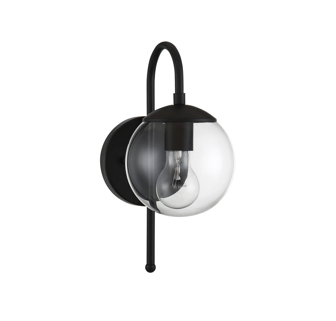 Meridian Moutd M50030BK Wall Light - Matte Black