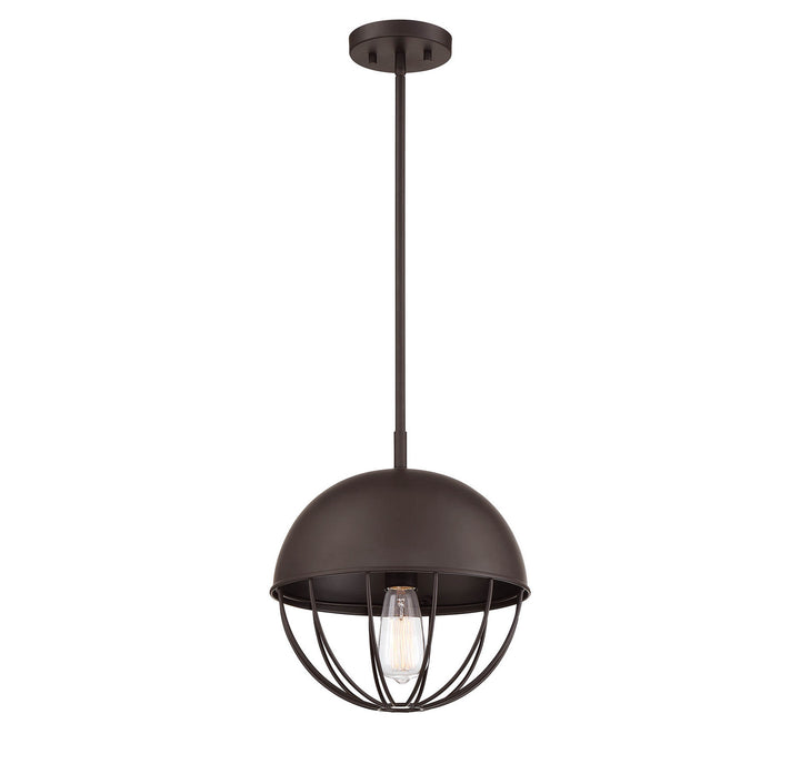 Meridian Lighting M50039ORB Moutd One Light Outdoor Chandelier Outdoor Bronze / Dark