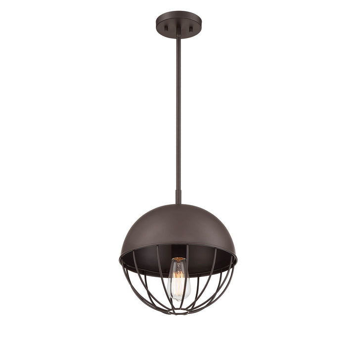 Meridian Lighting M50039ORB Moutd One Light Outdoor Chandelier Outdoor Bronze / Dark
