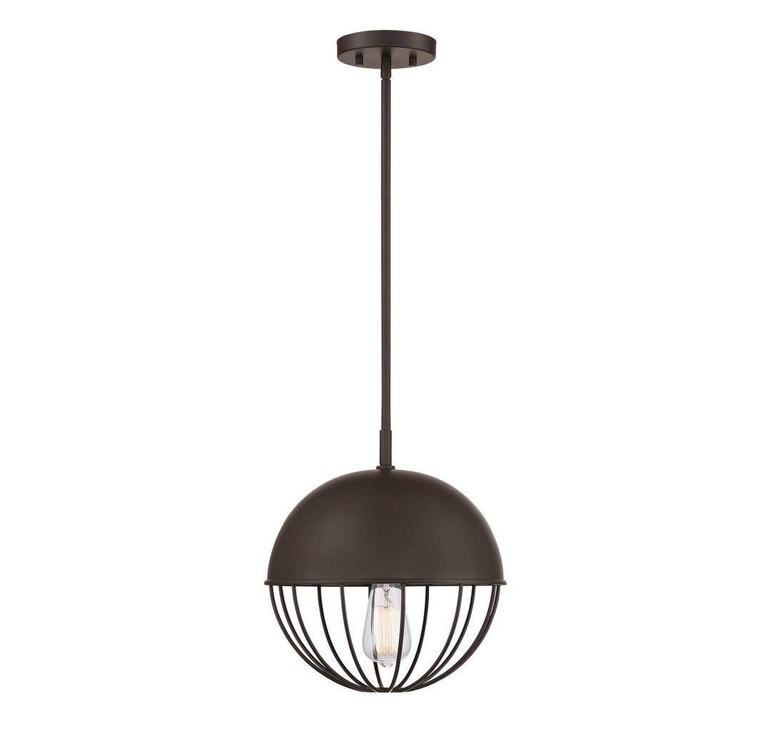 Meridian Lighting M50039ORB Moutd One Light Outdoor Chandelier Outdoor Bronze / Dark