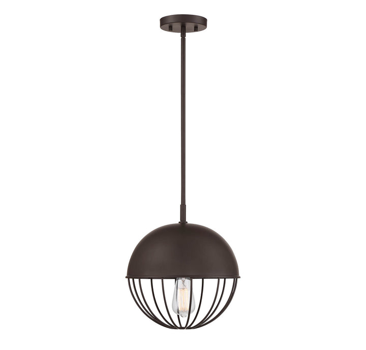 Meridian Lighting M50039ORB Moutd One Light Outdoor Chandelier Outdoor Bronze / Dark