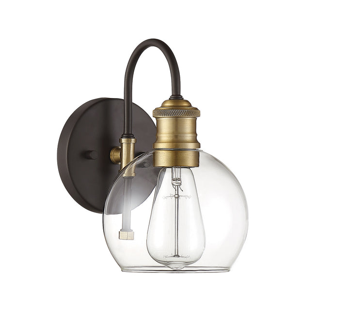 Meridian Lighting M50040ORBNB Moutd One Light Outdoor Wall Sconce Outdoor Bronze / Dark