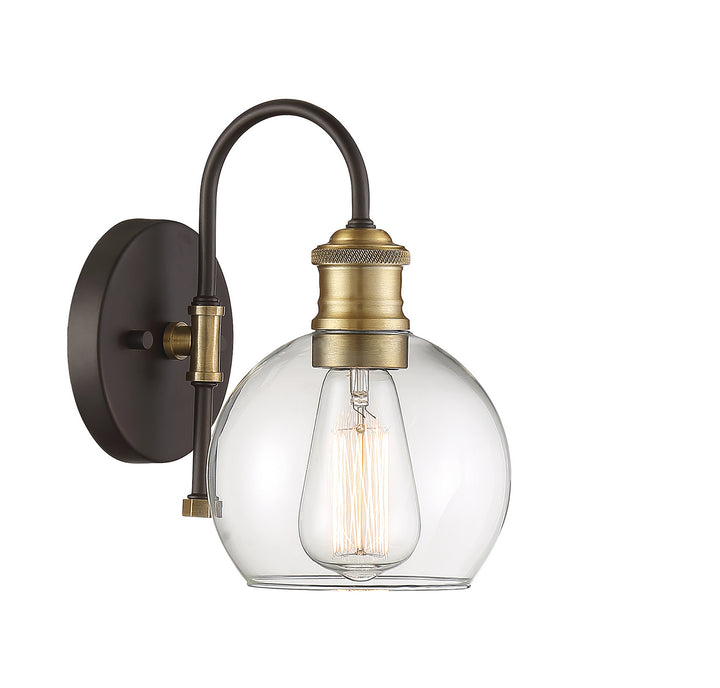 Meridian Lighting M50040ORBNB Moutd One Light Outdoor Wall Sconce Outdoor Bronze / Dark