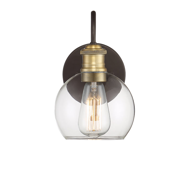 Meridian Lighting M50040ORBNB Moutd One Light Outdoor Wall Sconce Outdoor Bronze / Dark
