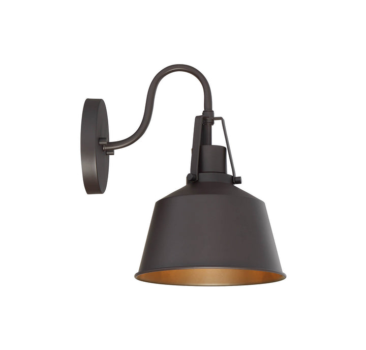 Meridian Lighting M50049ORB Moutd One Light Outdoor Wall Sconce Outdoor Bronze / Dark