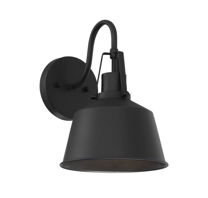 Meridian Lighting M50049BK Moutd One Light Outdoor Wall Sconce Outdoor Black