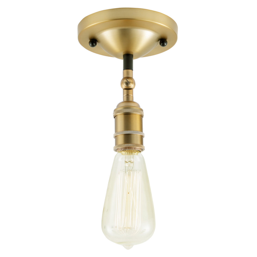 JVI Designs Bedford 1245-10 Wall Light - Satin Brass and Black