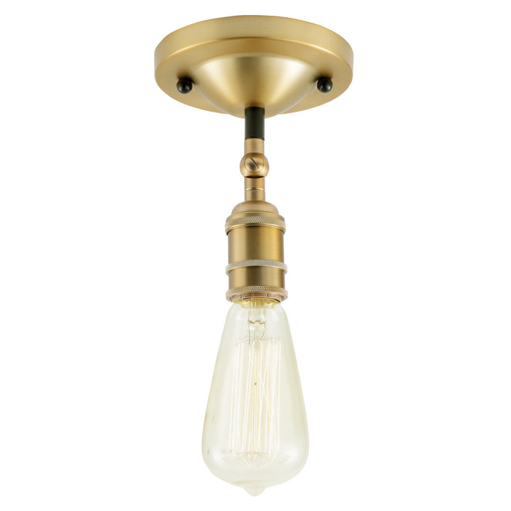 JVI Designs Bedford 1245-10 Wall Light - Satin Brass and Black