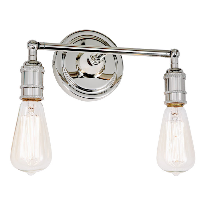 JVI Designs Soho 1252-15 Bath Vanity Light 11 in. wide - Polished Nickel