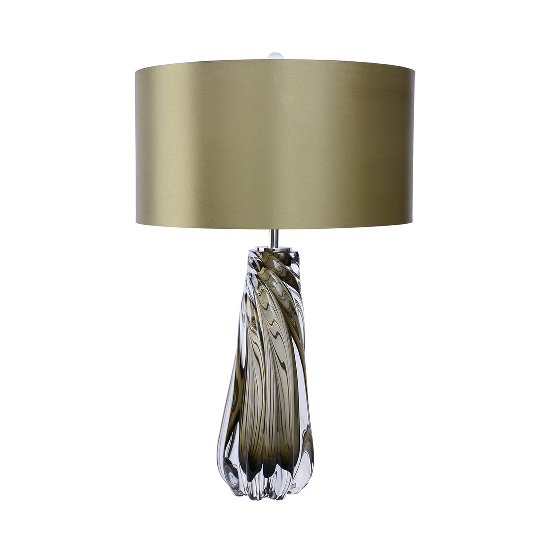 Lucas+Mckearn Lighting TLG3020  Dalrymple Lamp Clear Smokey Grey Glass