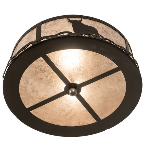 Meyda Tiffany Cowboy & Steer 169798 Ceiling Light - Timeless Bronze