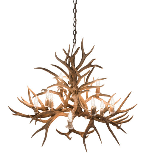 Meyda Tiffany Antlers 200458 Chandelier Light - Antique Copper