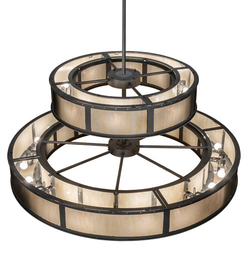 Meyda Tiffany Telluride Magic 202731 Chandelier Light - Craftsman Brown