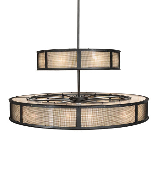 Meyda Tiffany Telluride Magic 202731 Chandelier Light - Craftsman Brown