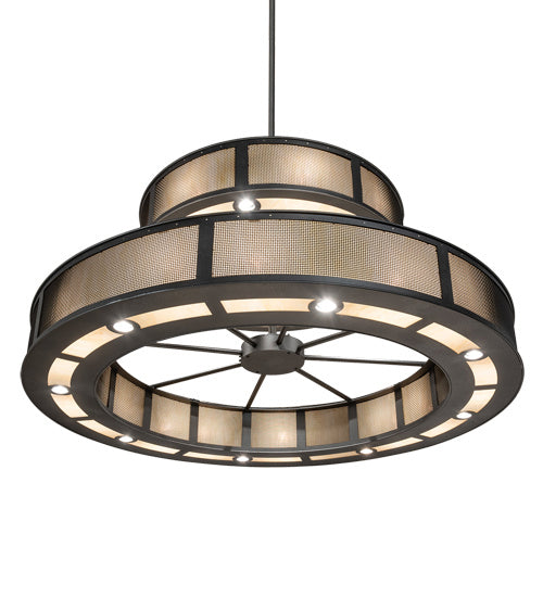 Meyda Tiffany Telluride Magic 202731 Chandelier Light - Craftsman Brown