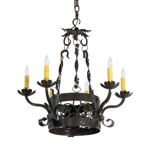 Meyda Tiffany Dragone 221249 Chandelier Light - Timeless Bronze