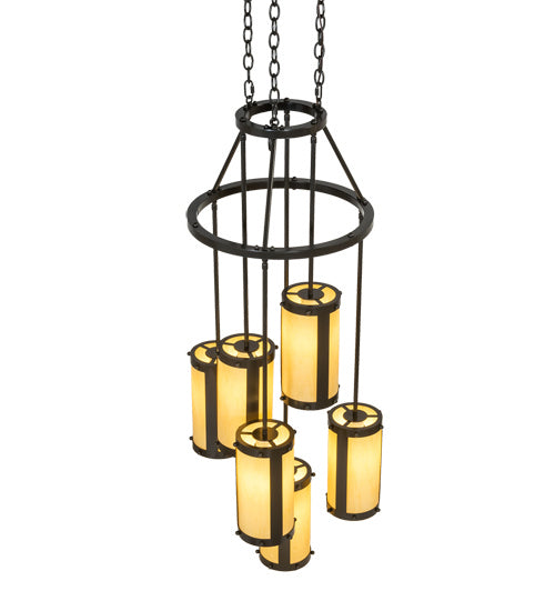 Meyda Tiffany Cartier 222213 Chandelier Light - Timeless Bronze
