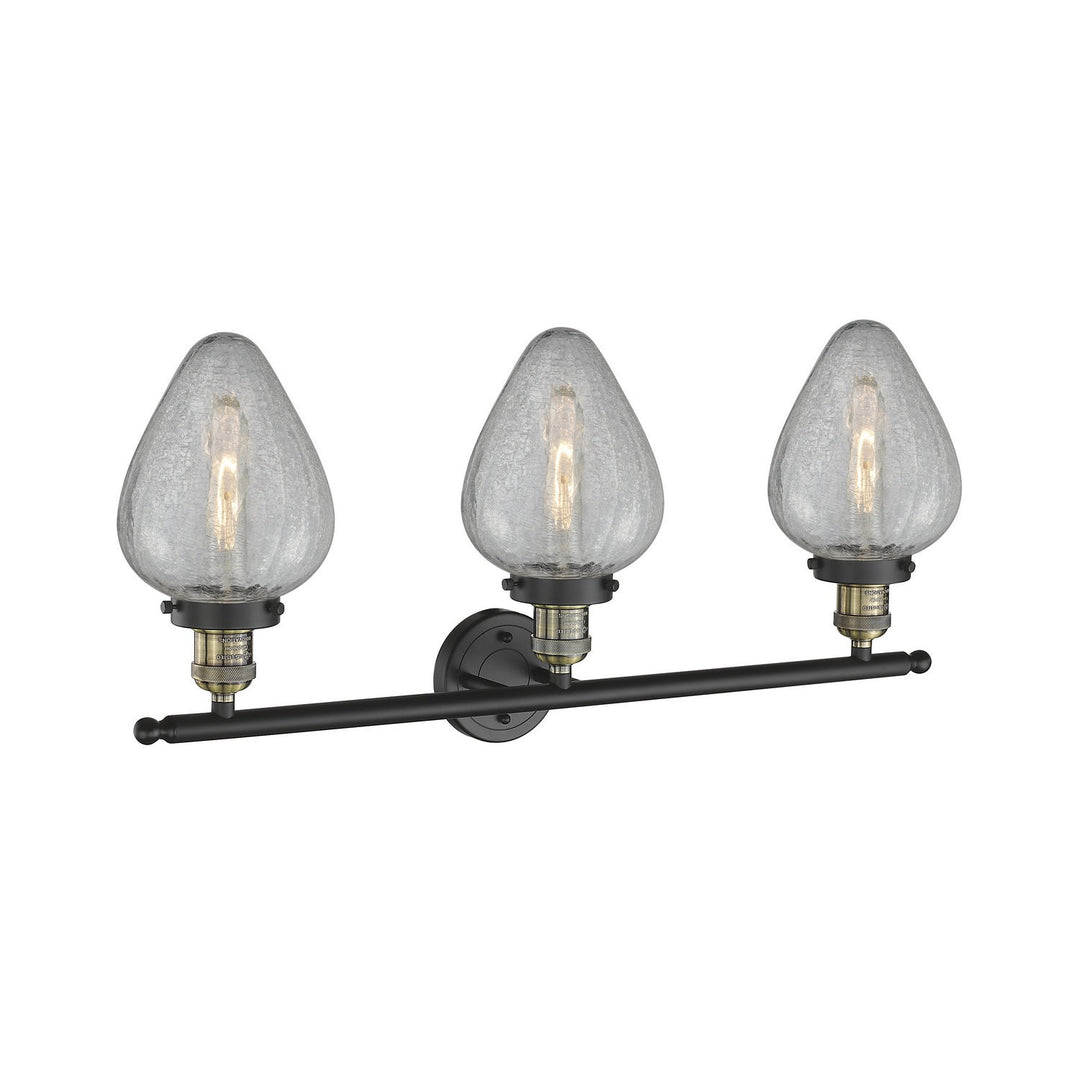 Innovations Franklin Restoration 205-BAB-G165-LED Bath Vanity Light 32 in. wide - Black Antique Brass