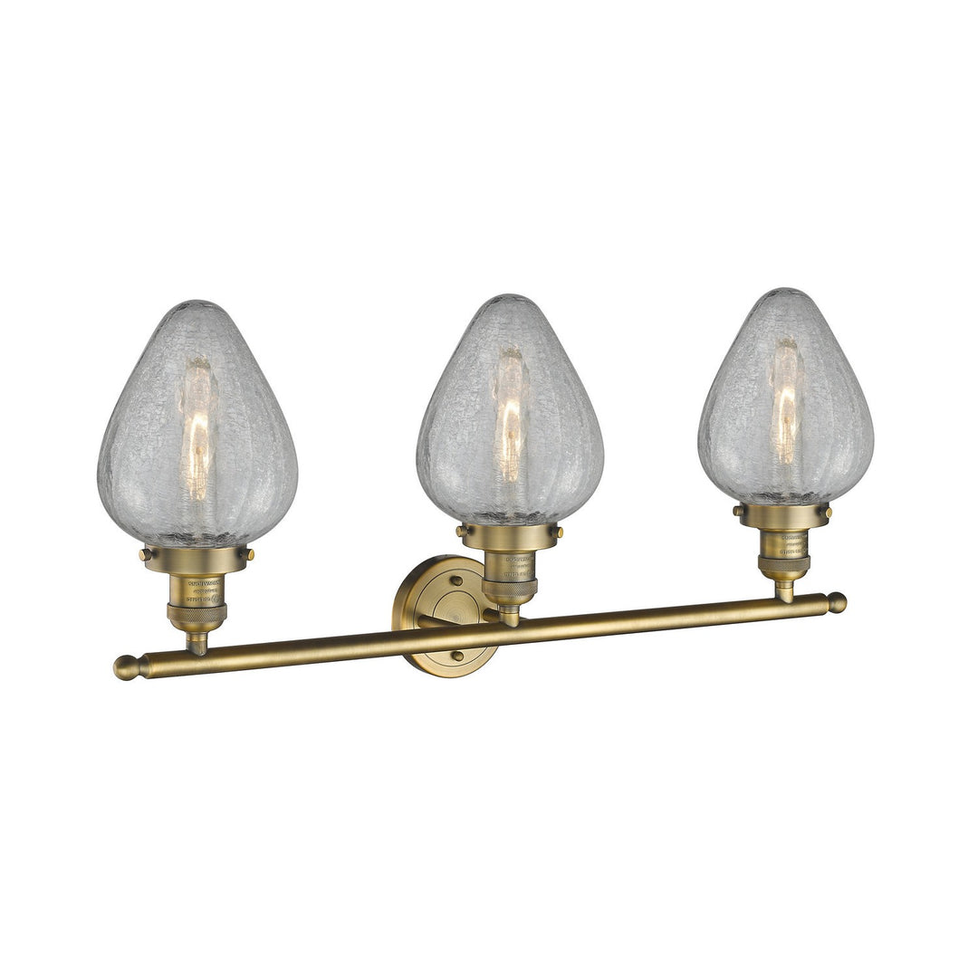 Innovations Franklin Restoration 205-BB-G165-LED Bath Vanity Light 32 in. wide - Brushed Brass