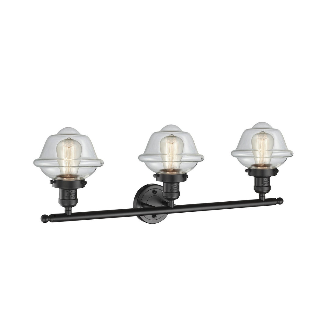 Innovations Franklin Restoration 205-OB-G532 Bath Vanity Light 34 in. wide - Oil Rubbed Bronze