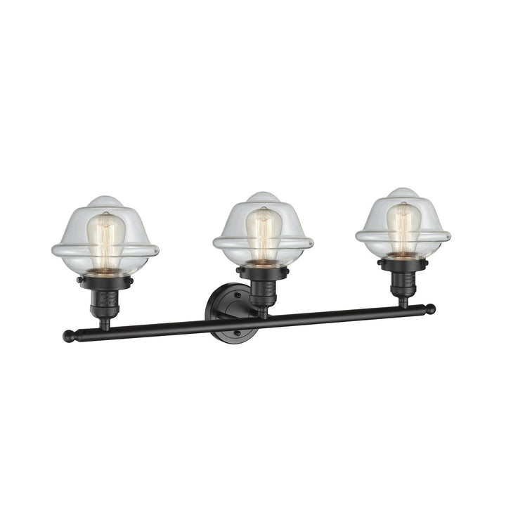 Innovations Franklin Restoration 205-OB-G532 Bath Vanity Light 34 in. wide - Oil Rubbed Bronze