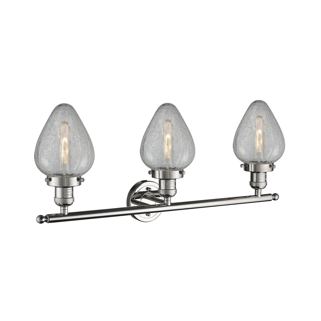 Innovations Franklin Restoration 205-PN-G165-LED Bath Vanity Light 32 in. wide - Polished Nickel