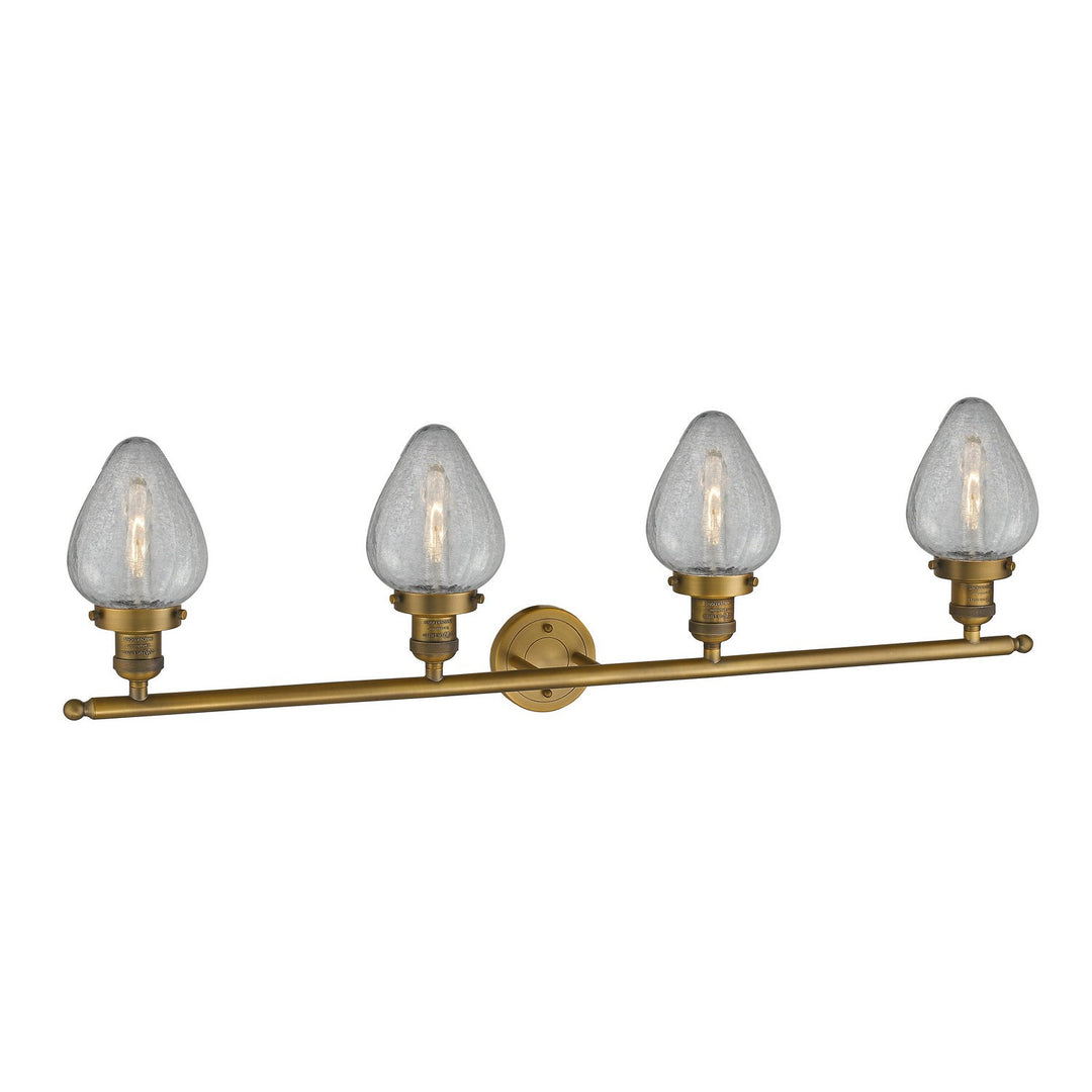 Innovations Franklin Restoration 215-BB-G165-LED Bath Vanity Light 43 in. wide - Brushed Brass